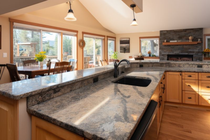 Rustic Kitchen with Granite