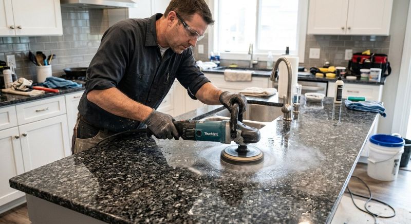 Granite Countertop Polishing in Sacramento, CA