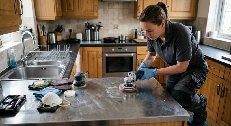 Stainless Counter Replacement in Santa Rosa, CA