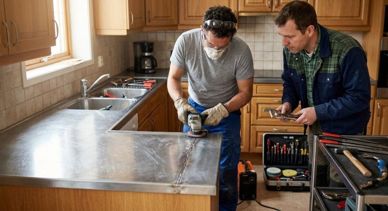 Stainless Counter Replacement in Marin County, CA