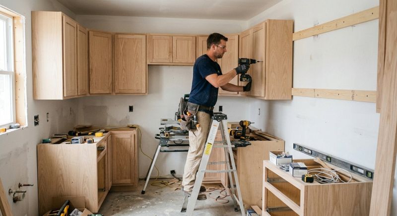 Wall Cabinets Installation in Bloomington, IN